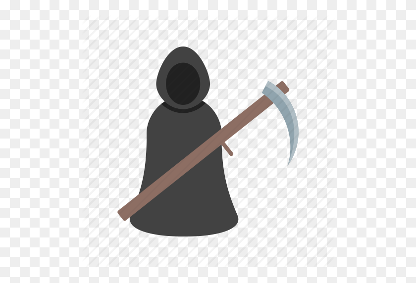 512x512 Dark, Dead, Death, Ghost, Hooded, Scary Icon - Hooded Figure PNG