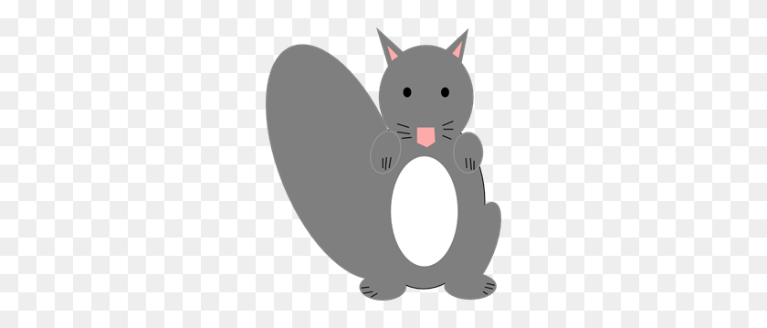 258x299 Dark Gray Squirrel Png Clip Arts For Web - Squirrel Clipart Outline