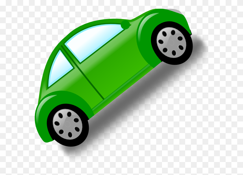 600x545 Темно-Зеленый Автомобиль - Клипарт С Дистанционным Управлением