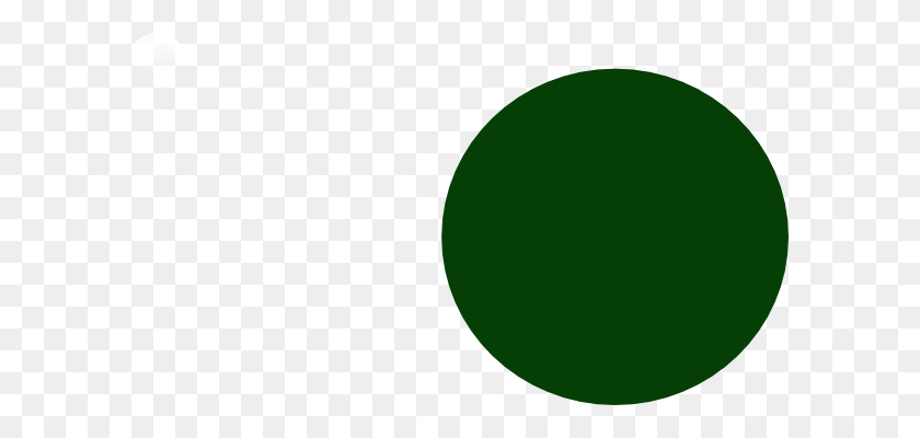 600x340 Темно-Зеленый Круг Картинки - Зеленый Круг Клипарт