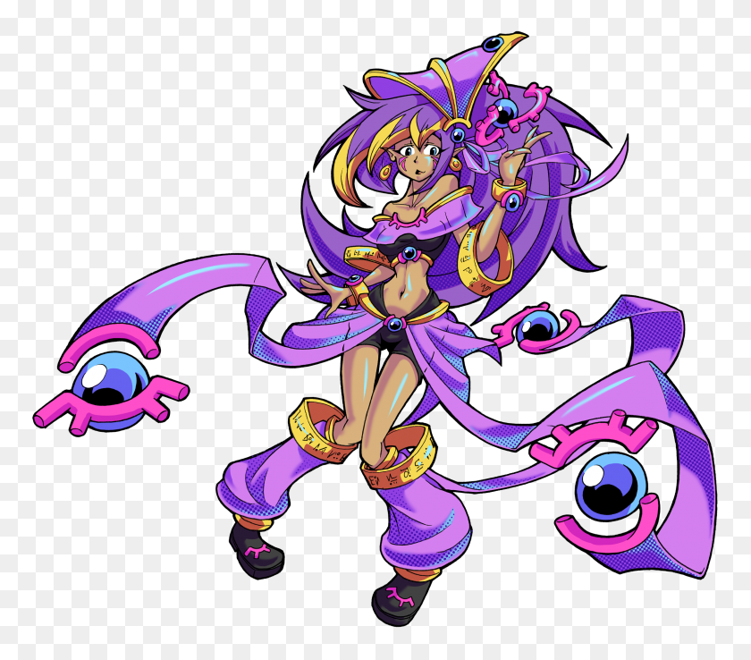 2300x2000 Dark Magician Girl, Merry Nightmare, And Shantae - Dark Magician PNG