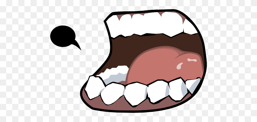 512x339 Dark Mouth Clipart - Hygiene Clipart