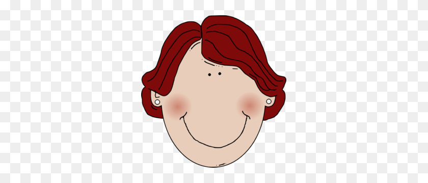 285x299 Dark Red Hair Middle Age Cartoon Clip Art - Middle Ages Clipart