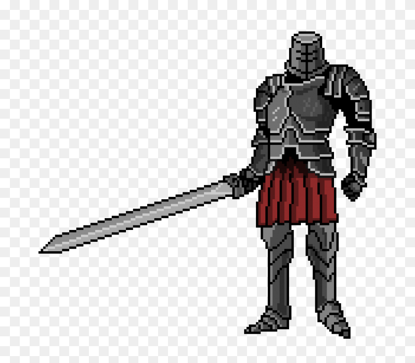 1630x1410 Dark Souls Black Iron Knight Pixel Art Maker - Dark Souls PNG