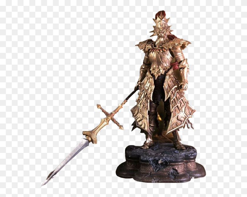 570x610 Dark Souls Dragon Slayer Ornstein Statue - Dark Souls PNG