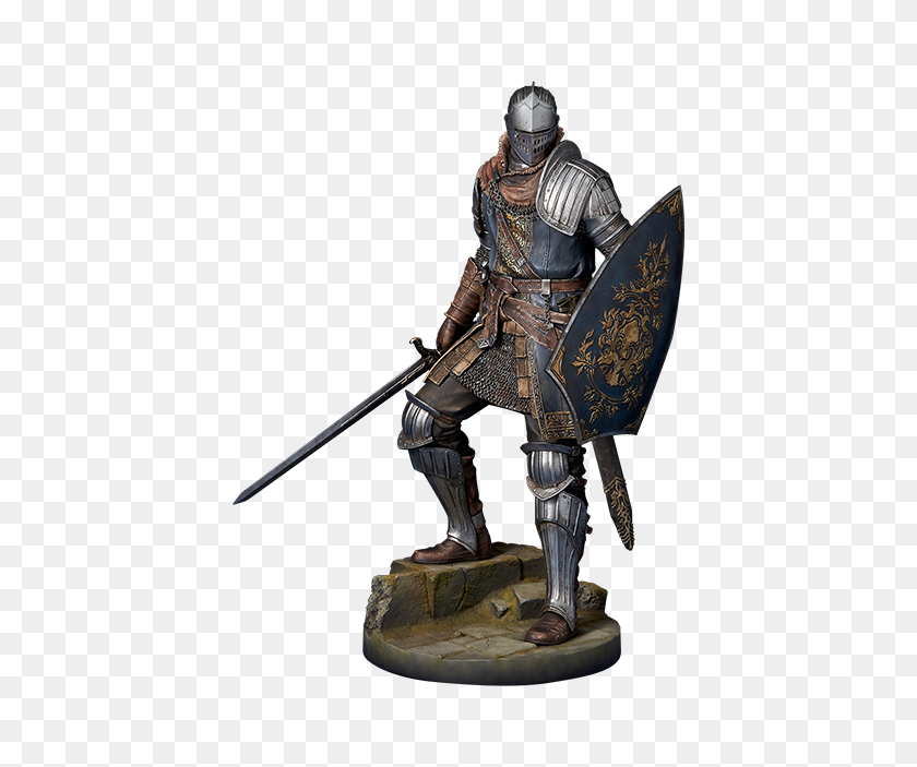 480x643 Dark Souls Oscar Knight Of Astora Scale Statue - Oscar Statue PNG