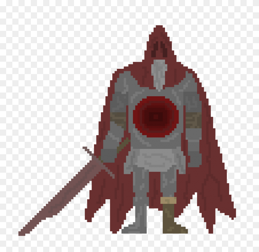 1050x1020 Dark Souls Slave Knight Gael Pixel Art Pixel Art Maker - Esclavo Png