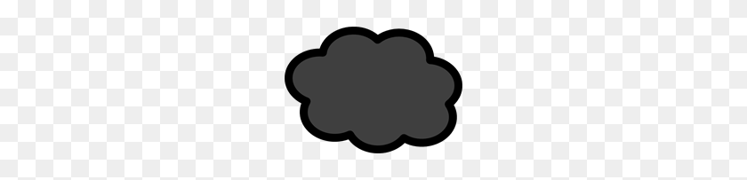 200x143 Dark Storm Cloud Png, Clip Art For Web - Storm Clipart Black And White