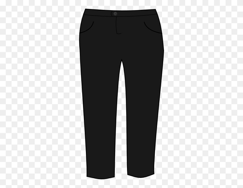 294x590 Dark Trousers Clip Art - Pants Clipart