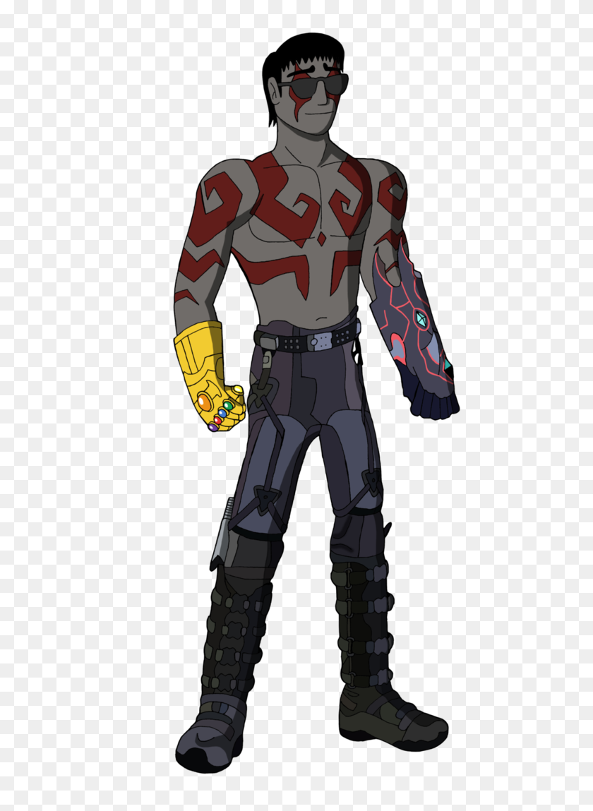 733x1089 Darkblade As Drax The Destroyer - Drax PNG