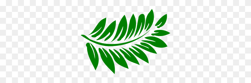 300x219 Darker Green Fern Png Clip Arts For Web - Fern Leaf Clipart