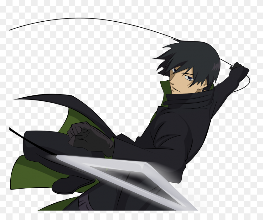 1944x1600 Darker Than Black Hei Male Transparent Png Vector Trace - Hei Hei PNG