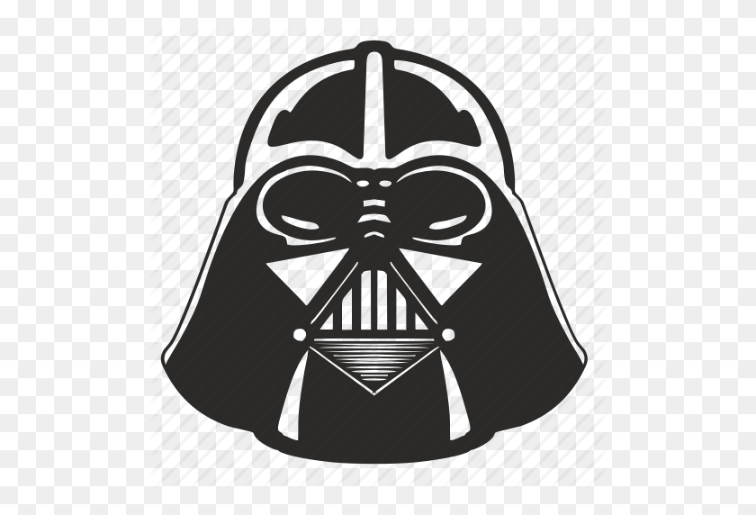 512x512 Darkness, Darth, Helmet, Knight, Mask, Vader Icon - Darth Vader Helmet Clipart