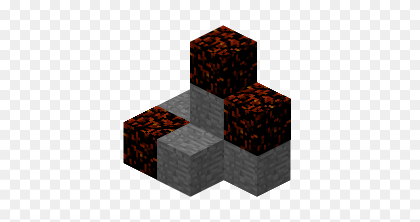 374x385 Темный Камень - Minecraft Блоки Png