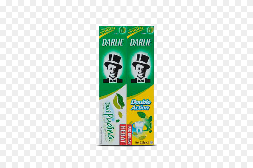 500x500 Darlie Original Strong Mint Fluoride Toothpaste Free Samples - Toothpaste PNG