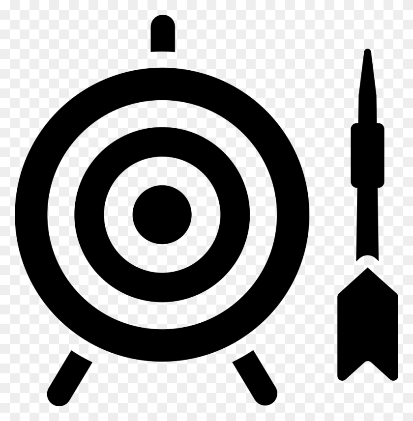 958x980 Dart And Target Of Concentric Circles Png Icon Free Download - Concentric Circles PNG
