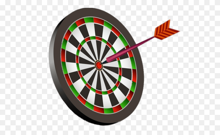 540x457 Dart In The Centre Of A Dartboard Transparent Png - Dart PNG