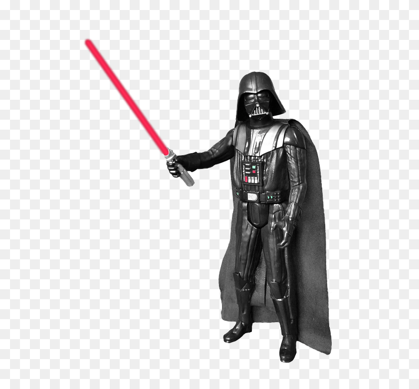 558x720 Darth Vader Figure Transparent Png - Vader PNG
