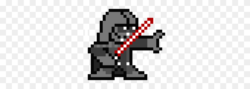 270x240 Darth Vader Pixel Art Maker - Darth Vader Clipart Black And White