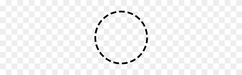 200x200 Dashed Circle Icons Noun Project - Dotted Circle PNG