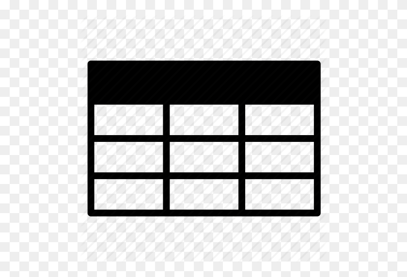 512x512 Data, Data Grid, Data Table, Excel, Grid, Spreadsheet, Table Icon - Grid PNG