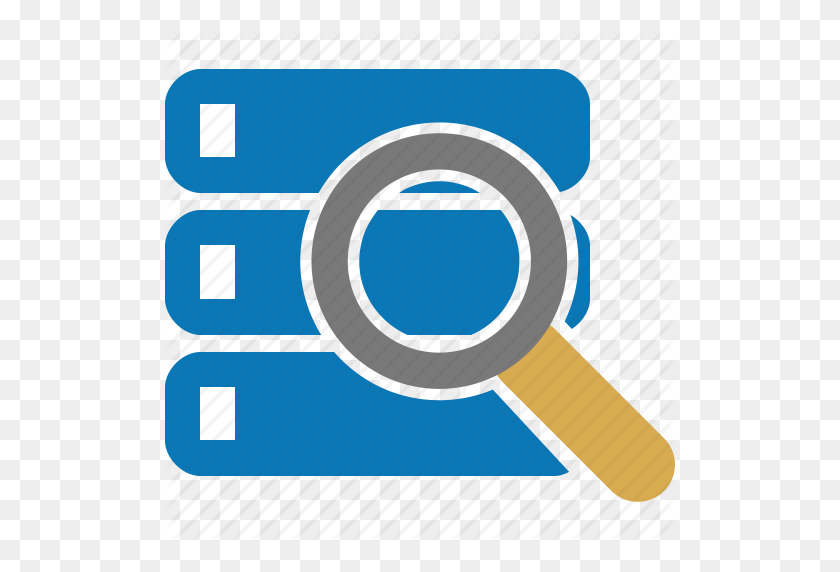 512x512 Data, Databank, Database, Explore, Search, View Icon - Data Icon PNG