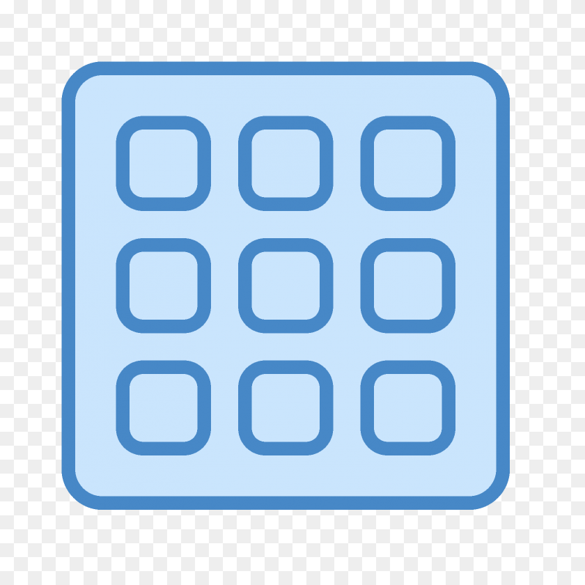 1600x1600 Data Grid Icon - Grid PNG