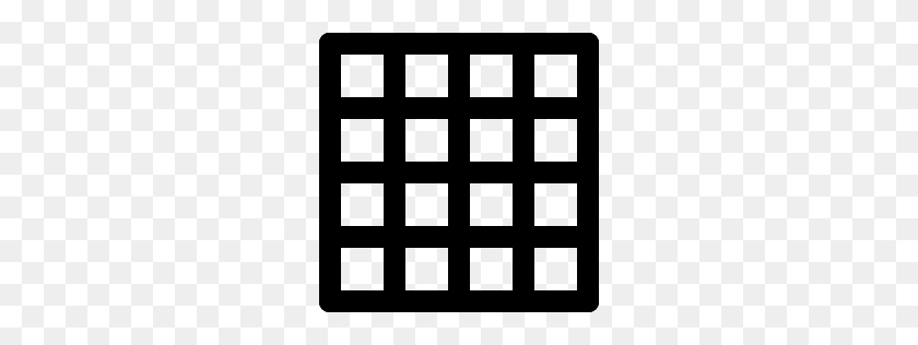 256x256 Icono De Cuadrícula De Datos Conjunto De Iconos De Windows - Cuadrícula Png