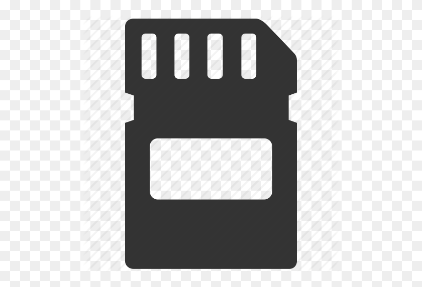 512x512 Data Storage, Flash Card, Memory, Memory Card, Sd, Sd Card, Stick Icon - Sd Card PNG