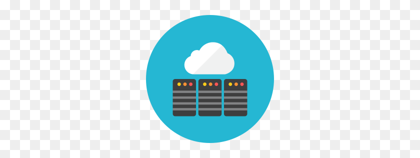256x256 Database Cloud Icon Kameleon Iconset Webalys - Cloud Icon PNG