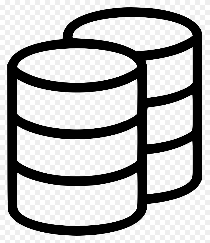 836x980 Database Drives Raid Db Storage Nas Backup Png Icon Free - Storage PNG