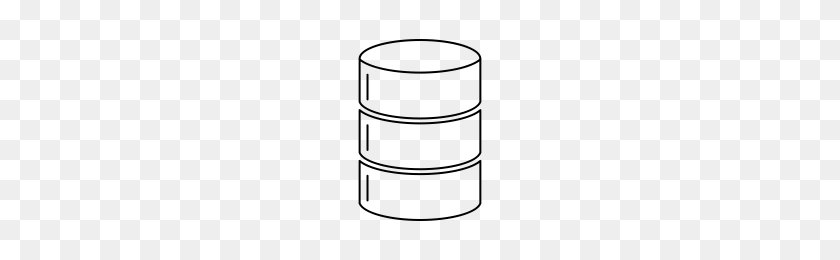 200x200 Database Icons Noun Project - Database PNG