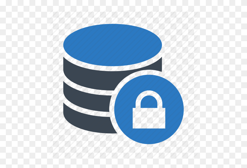 512x512 Database, Lock, Protection, Secure, Server Icon - Server PNG
