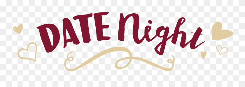 2000x616 Date Night Is Paint Night! Go On A Painting Date - Date Night Clip Art