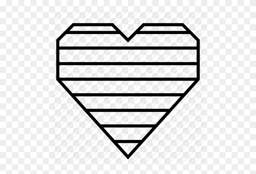 512x512 Знакомства, Здоровье, Сердце, Сердца, Горизонтальные Полосы, Любовь, Значок Брака - Полосы Png