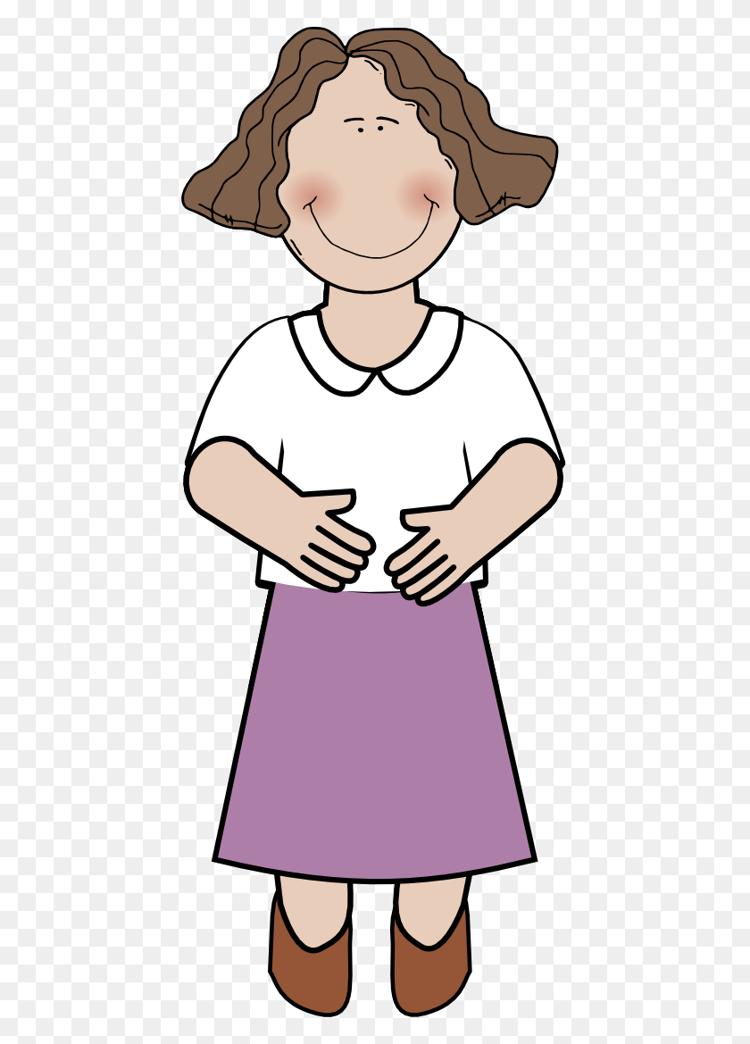 512x1109 Daughter Cliparts - Mother And Daughter Clipart