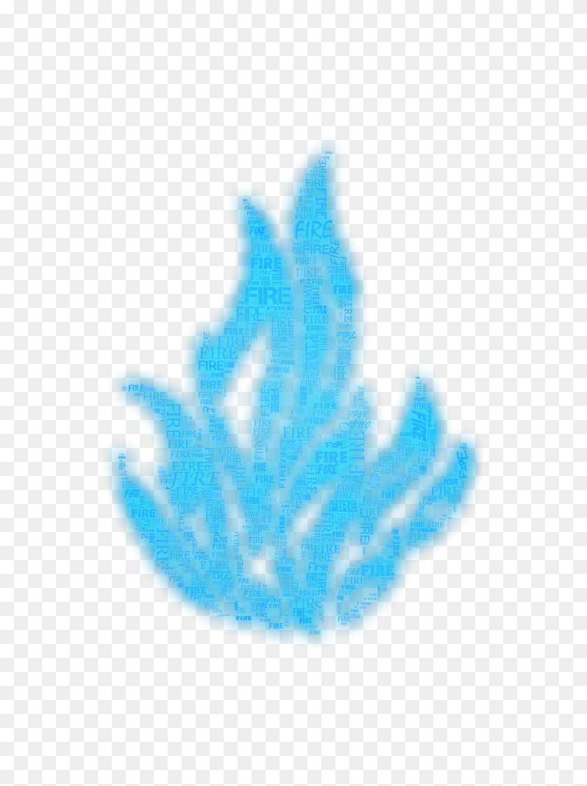 752x1063 Dauntless Fire Blue - Green Fire PNG