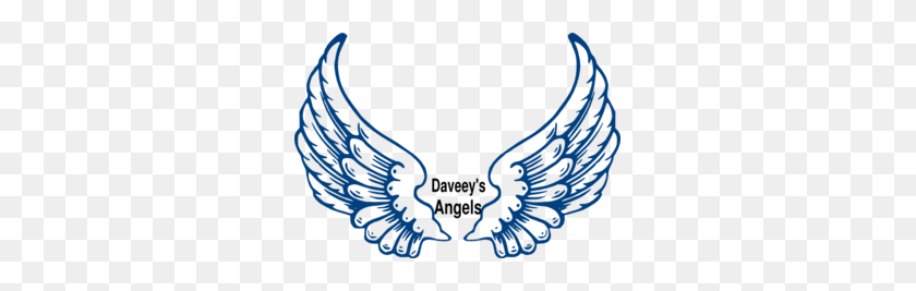299x207 Daveey Clip Art - Angel Wings Clipart Free