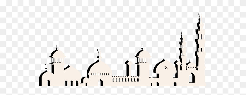 585x265 Дава Фронт Нигерия, Ислам - Простой Дом - Мечеть Клипарт