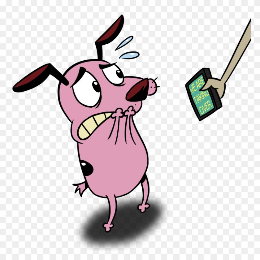 800x800 Day Courage The Cowardly Dog - Courage The Cowardly Dog PNG