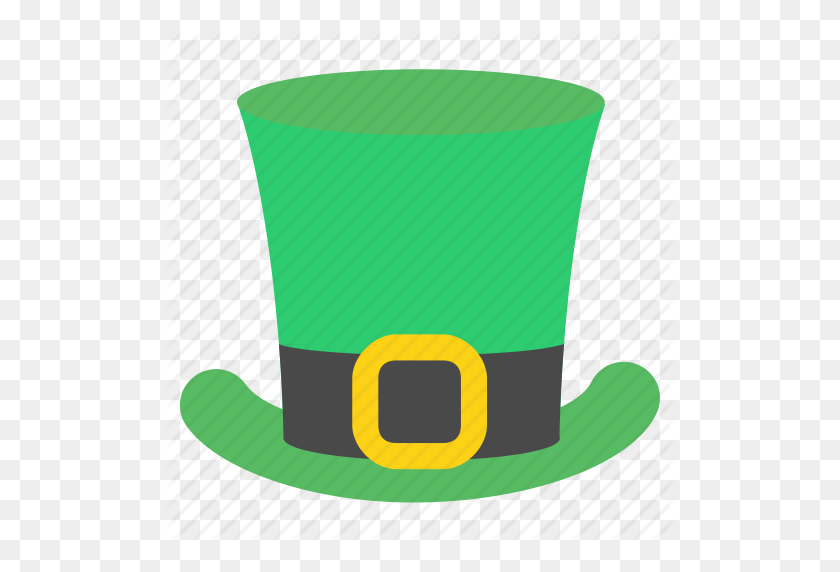 512x512 Day, Green, Hat, Irish, Leprechaun, Patrick's, Saint Icon - Leprechaun Hat PNG