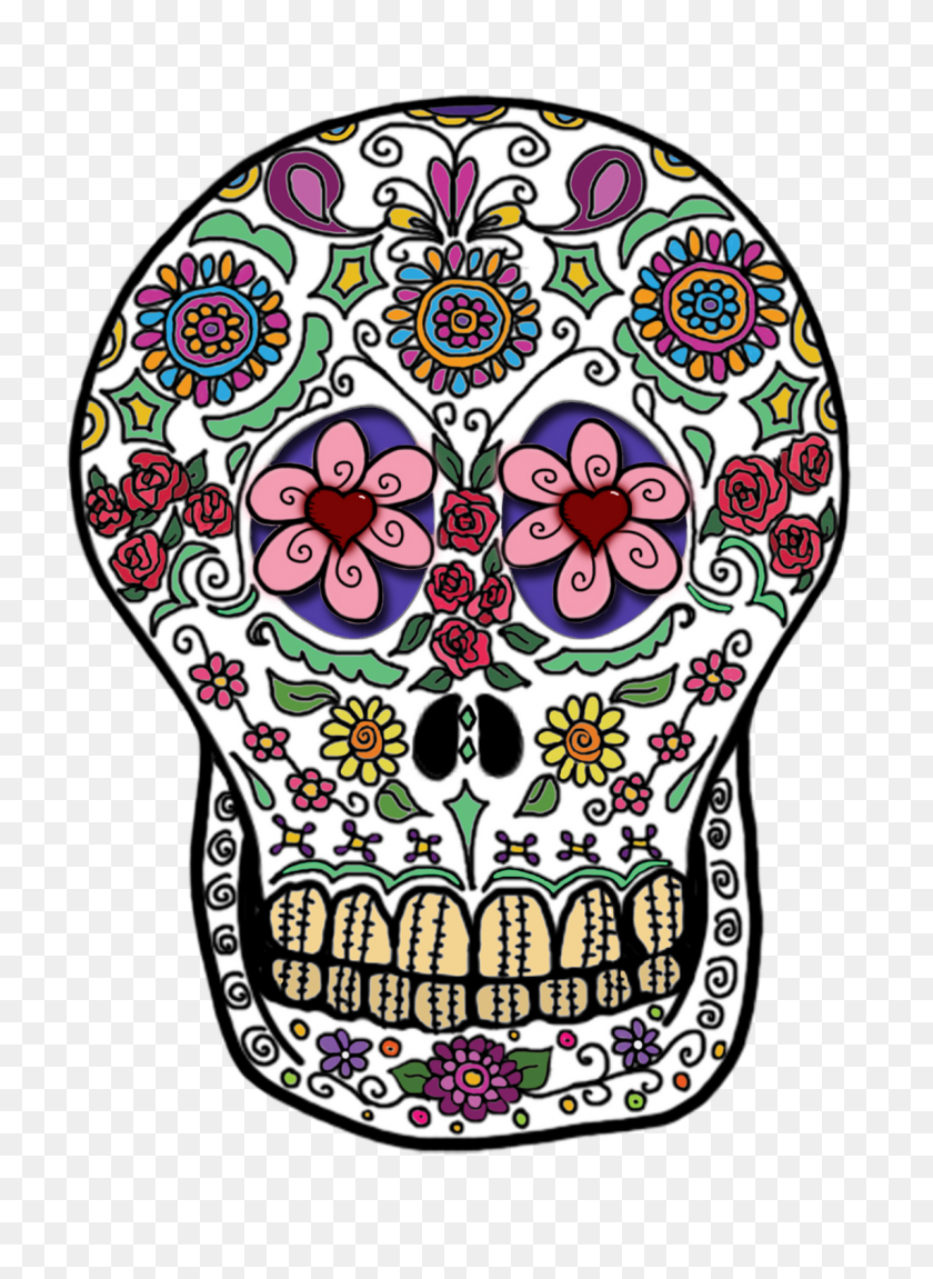 1143x1600 Day Of Dead Transparent Png Pictures - Day Of The Dead PNG