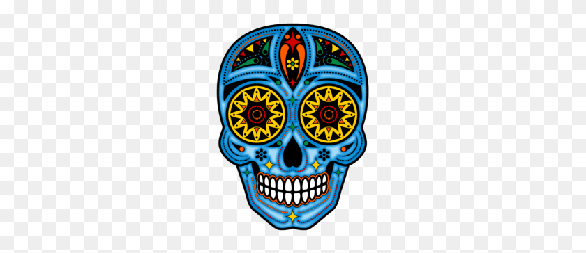 225x304 Day Of The Dead Art Day Of The Dead - Dia De Los Muertos Skull Clipart