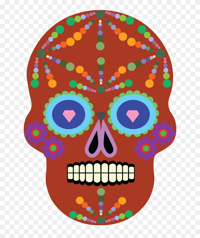 1400x1680 Day Of The Dead On Behance - Day Of The Dead Skull Clipart