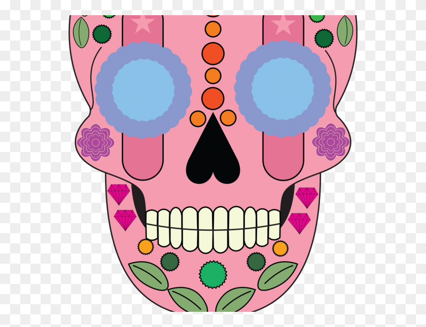 1600x1200 Day Of The Dead Pink - Day Of The Dead PNG