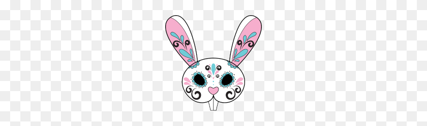 190x189 Día De Muertos Calavera De Azúcar Conejito De Pascua - Conejito De Pascua Png