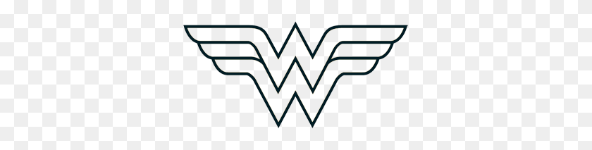 319x153 Dc Comics Wonder Woman Stars Stripes Dog Lead - Wonder Woman Logo PNG