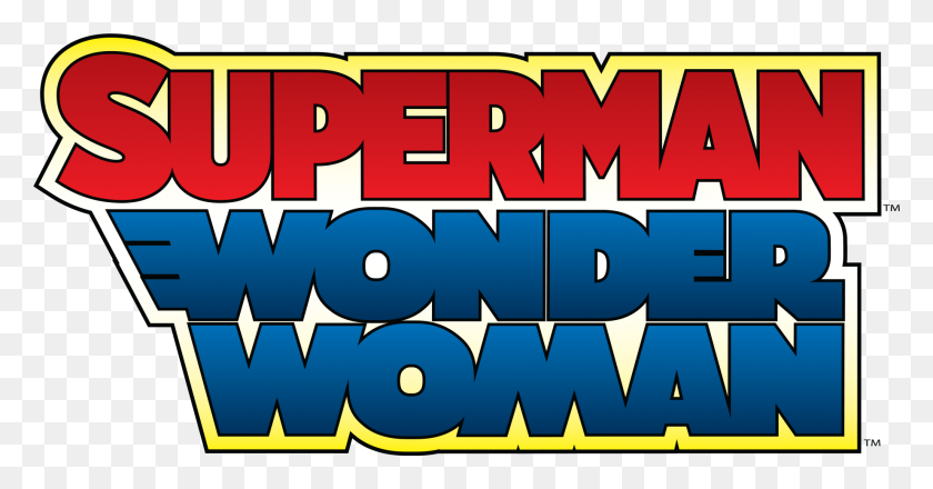 1845x900 Dc Heroclix Supermanwonder Woman Unboxing Clixland - Wonder Woman Logo PNG