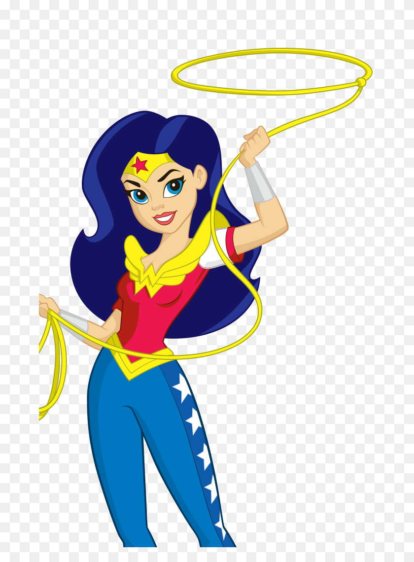 681x1080 Dc Kids Dc Super Hero Girls - Clipart De La Mujer Maravilla