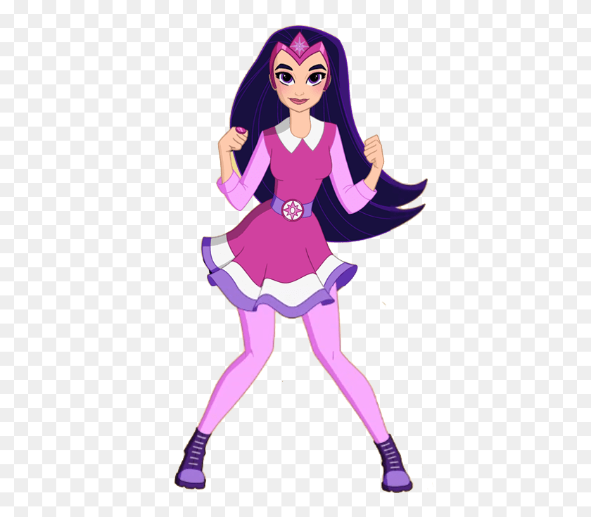 394x675 Dc Super Hero Girls Star Sapphire Transparent Png - Starfire PNG